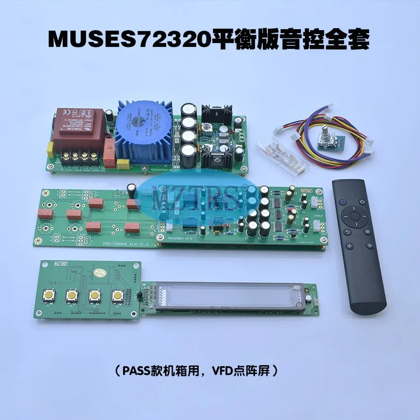 MUSES72320 Fever Remote Control Volume Control Board PASS Passive Front Stage RCA Balanced XLR VFD Display