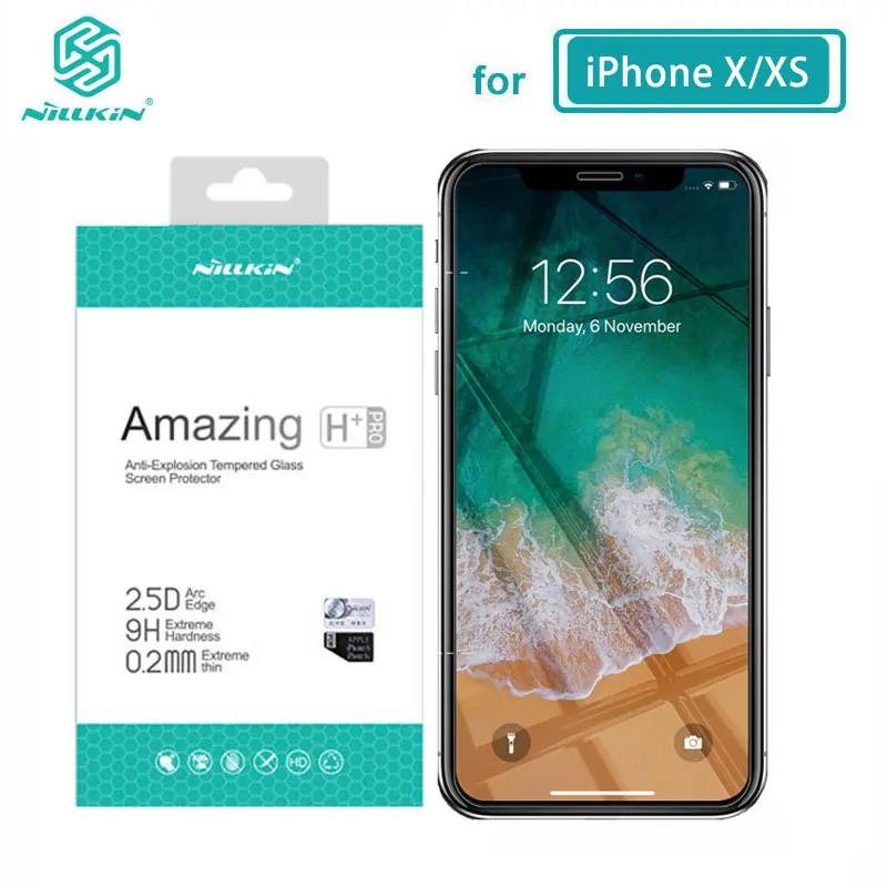 Vidrio Templado para iPhone 12 Pro Nillkin H+Pro Protector de Pantalla pour iPhone 13 Pro Max 14 Plus 11 12 Mini 8 7 Plus X XS Max XR Templado Película