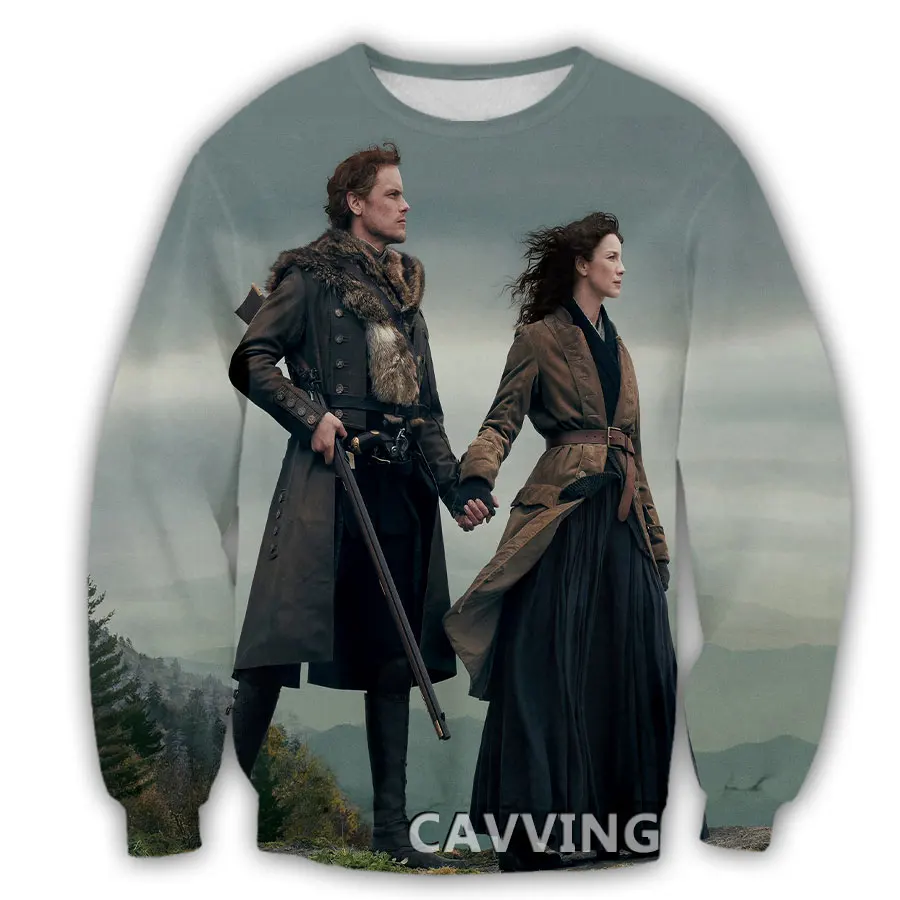 CAVVING 3D Gedruckt TV Outlander Crewneck Sweatshirts Harajuku Styles Tops Langarm Sweatshirts für Männer/frauen