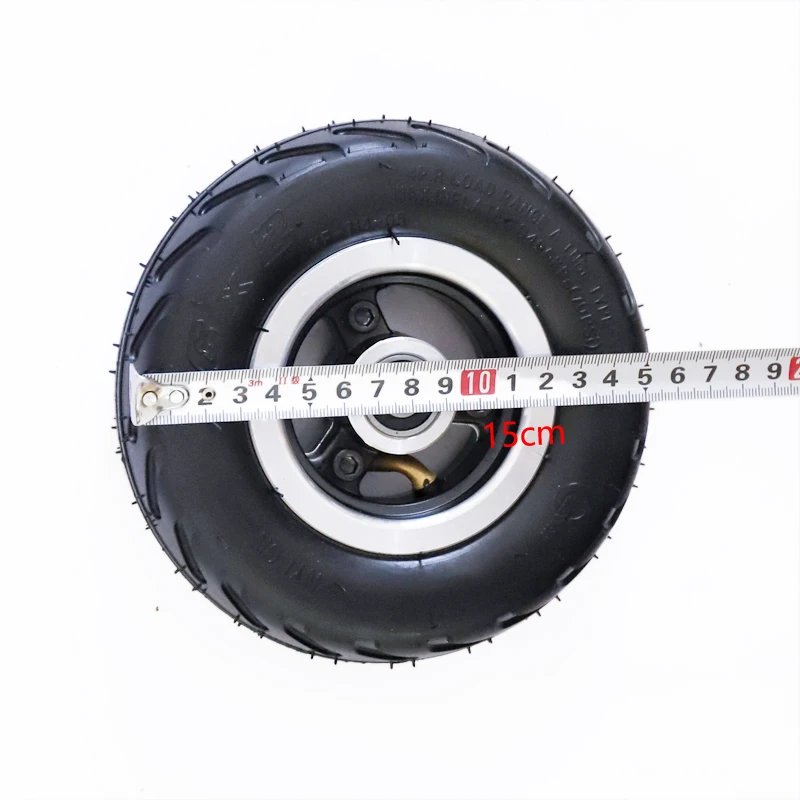 6 Inch Electric Scooter Wheel 6x2 Wheel With Air Tire Solid Tire Metal Hub 608 /628 Bearings 8/10mm Axle Hole Trolley Cart Wheel