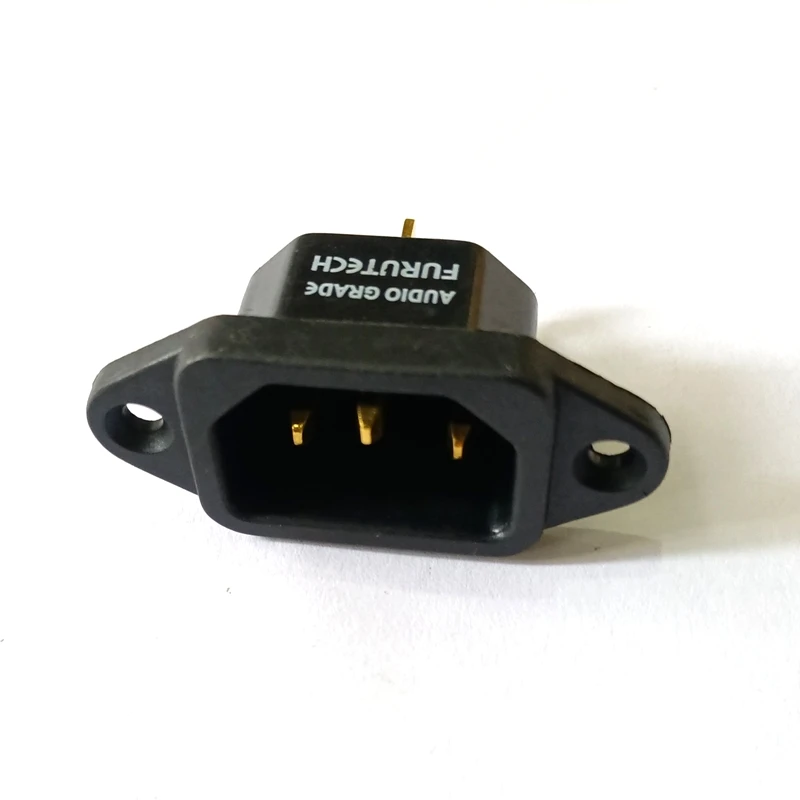 مقبس طاقة نحاسي مطلي بالذهب من Furutech ، مقبس طاقة HiFi ، IEC ، 3-Pin ، AC V ، 10A ، مقبس أنثوي ، 2