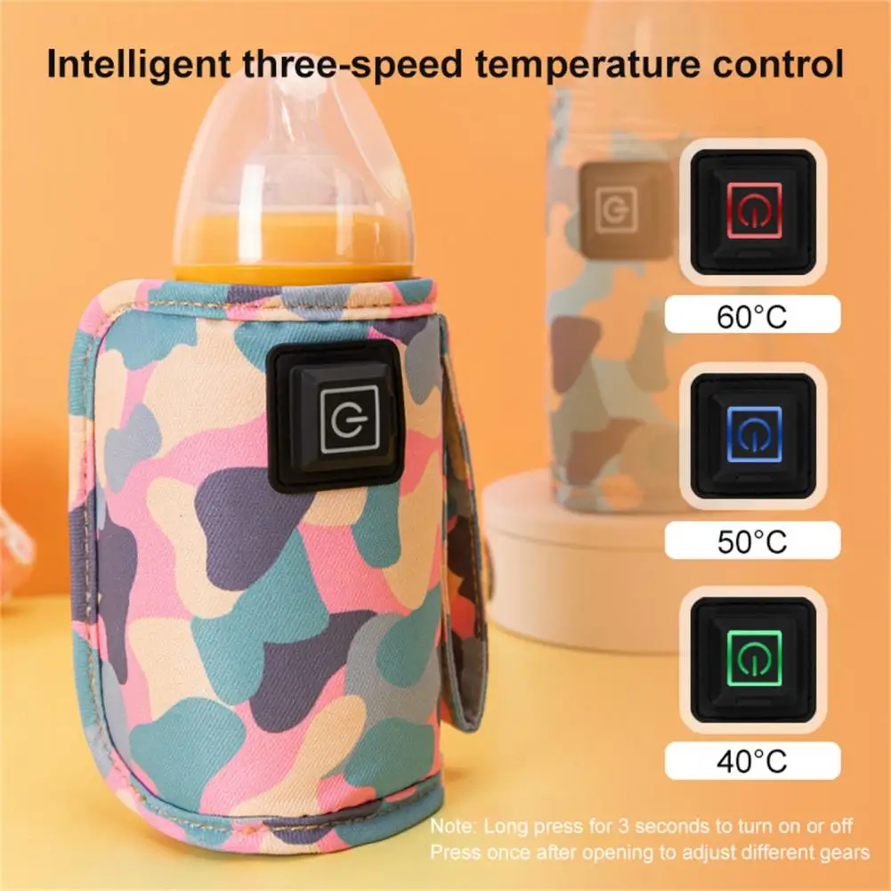 Baby Bottle Warmer Useful USB Plug Convenient for Gift Beverage Warming Bag Baby Milk Heater