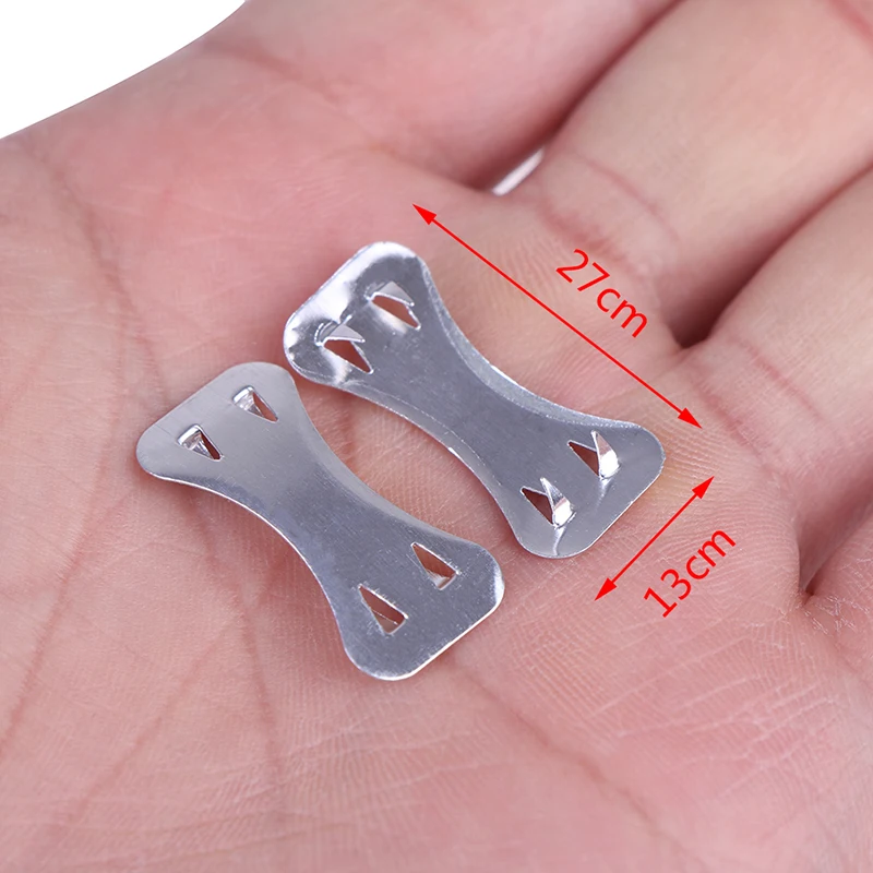 20pcs/set Sports Aluminum Metal Style Clip For Elastic Bandages Bandages Fasten Clips With Hook Elastic Bandage Buckle 27mm*13mm