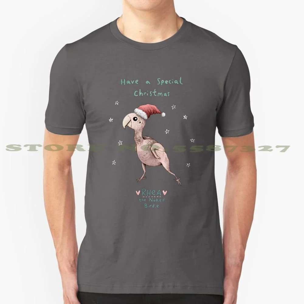 Rhea - Have A Special Christmas 100% Cotton T-Shirt Rhea The Birdie Bird Parrot Adorable Adorbs Cute Kawaii Pink Smile Pretty