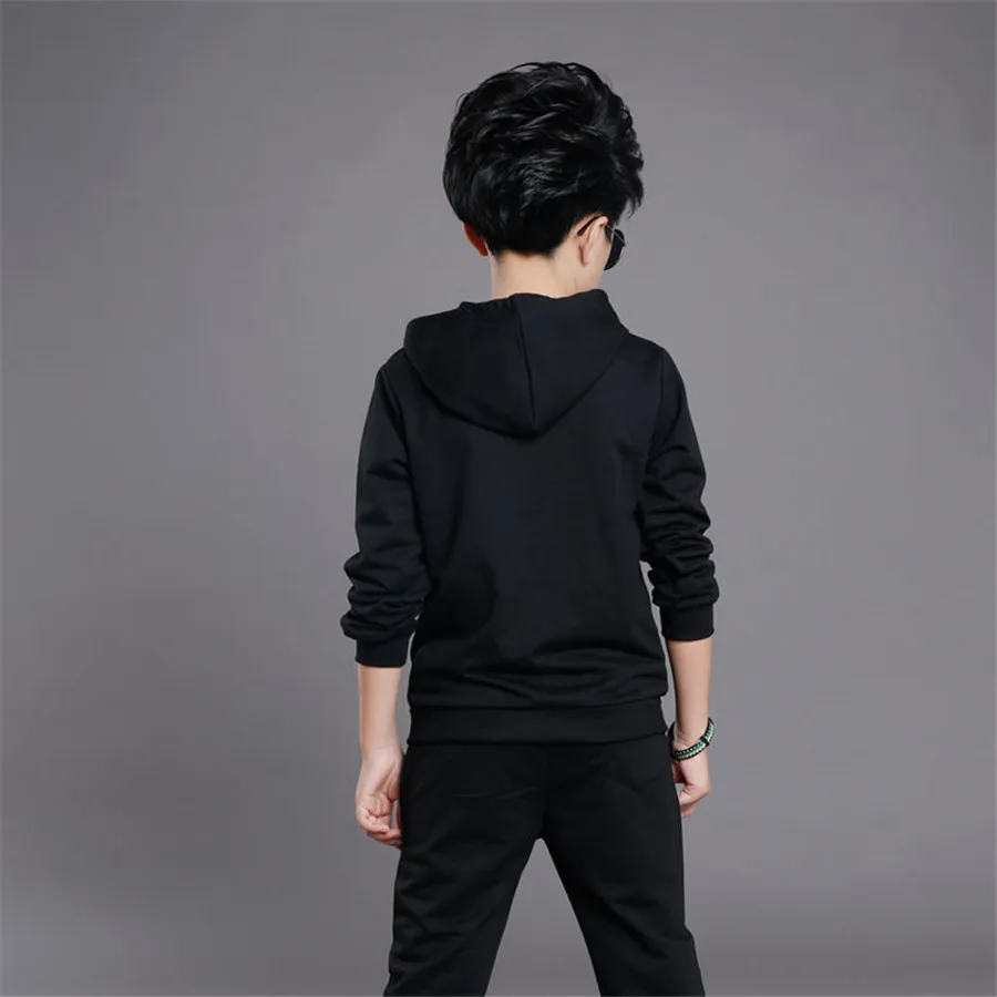 Teen Children Clothes 5-14year Boys letter print Tracksuit  Tops Pants 2PCS Children Spring Outfits Set