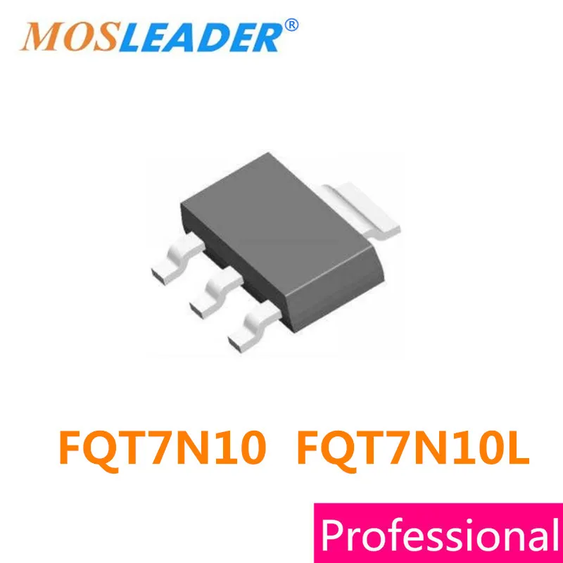 

Mosleader FQT7N10 FQT7N10L SOT223 100 шт. 1000 шт. 7N10 SOT-223 100V N-Channel, сделано в Китае, высокое качество