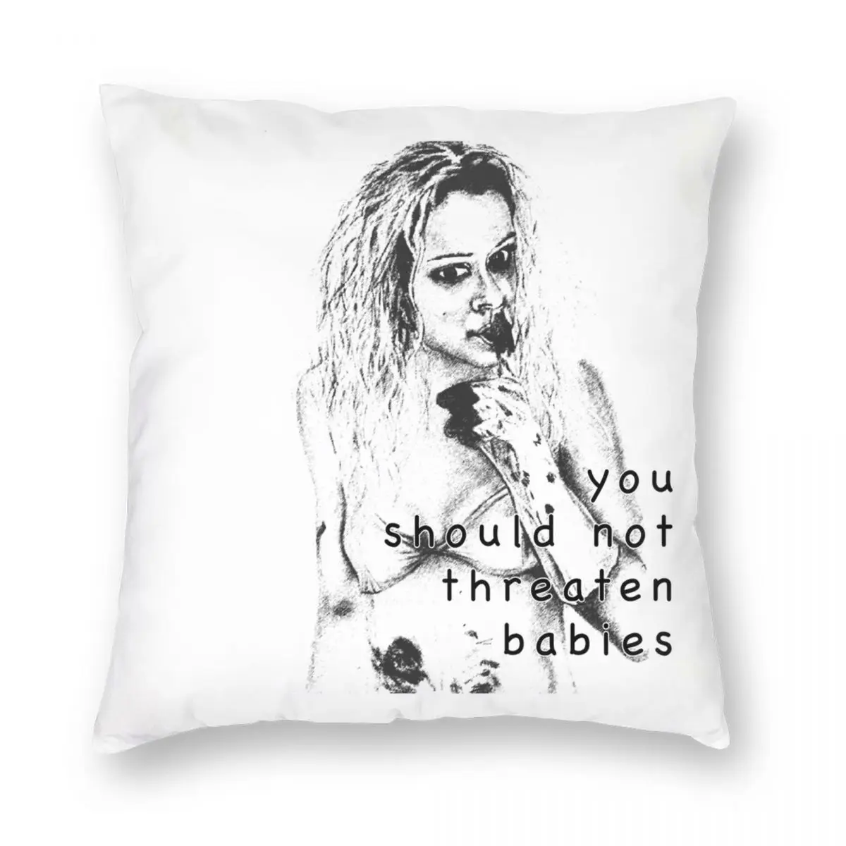 

Orphan Black Helena Square Pillowcase Polyester Linen Velvet Pattern Zip Decor Bed Cushion Case