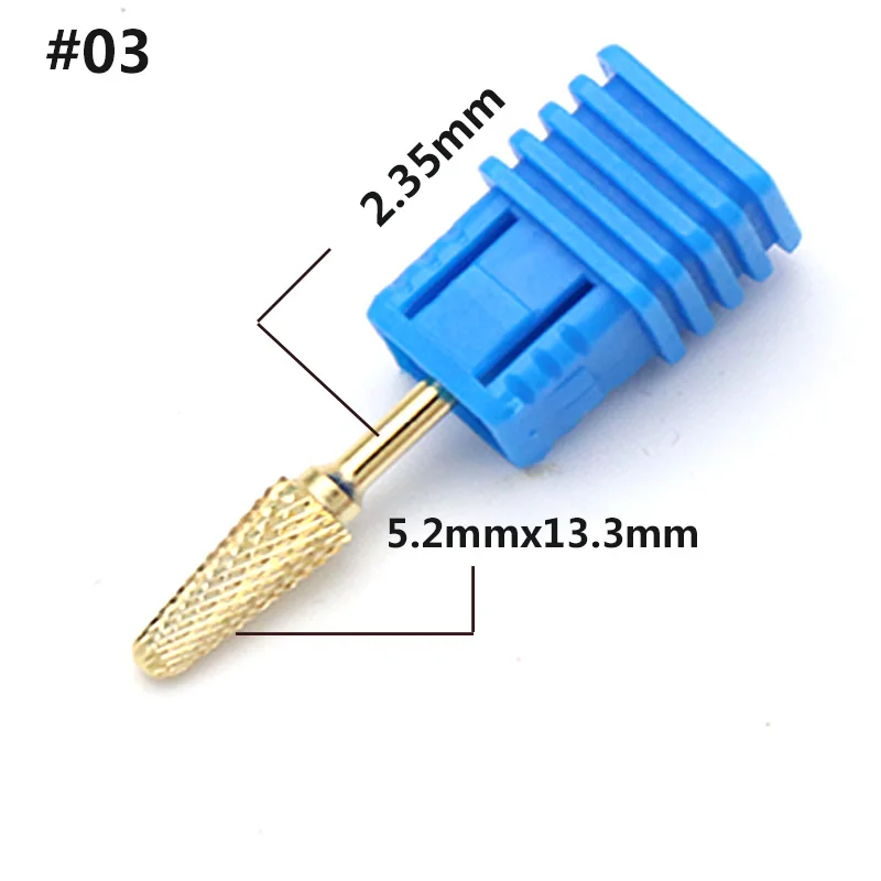 1pcs 2.35mm Shank Tungsten Steel Nail Grinding Head Plating Grinding Machine Dedicated Sander Drill Bit Polishing Electric Tools