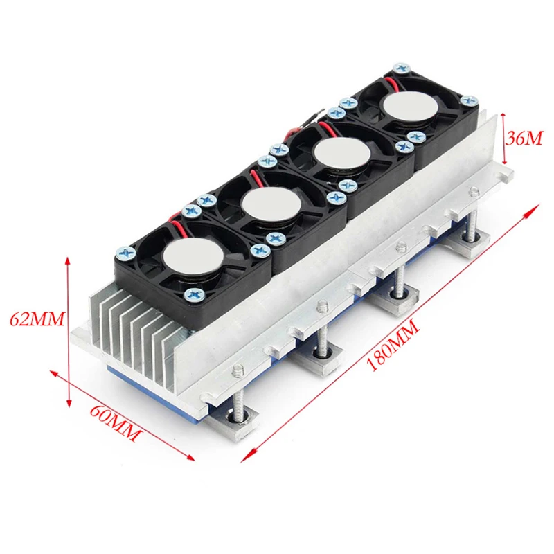 288W Thermoelectric Peltier Refrigeration Cooler DC12V Semiconductor Air Conditioner Cooling System DIY Kit