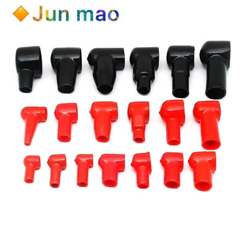 5PCS Battery terminal insulating cap battery pile head cap positive and negative pole clamping column protective sleeve UPS batt