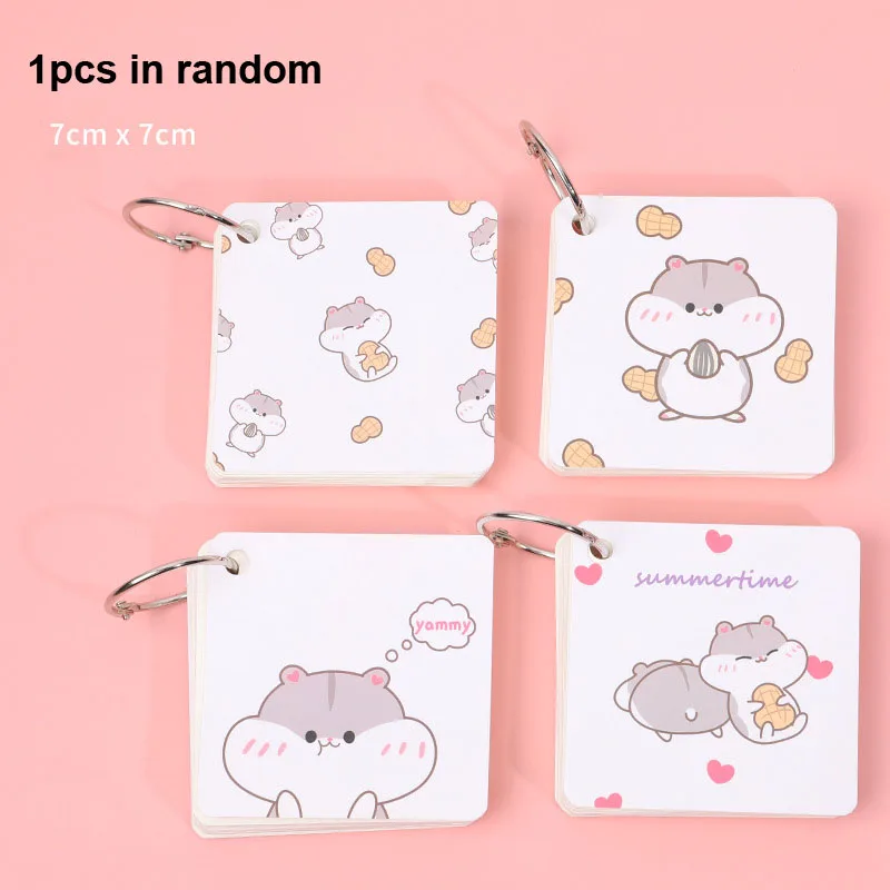 Kawaii Creative Mini Pocket Vocabulary Notebook Notes Memo Pad School Study Words Card Writing Reciting Book Planner