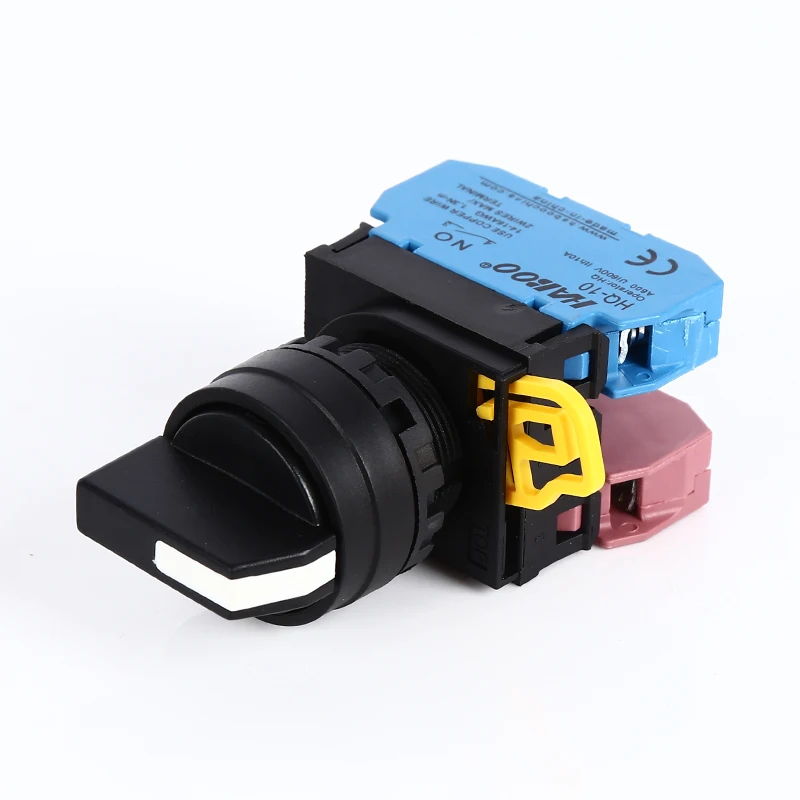 22mm IDEC Similar Self-Lock Selector Button 2/3 Positions Momentary Rotary Switches Waterproof 10A 600V