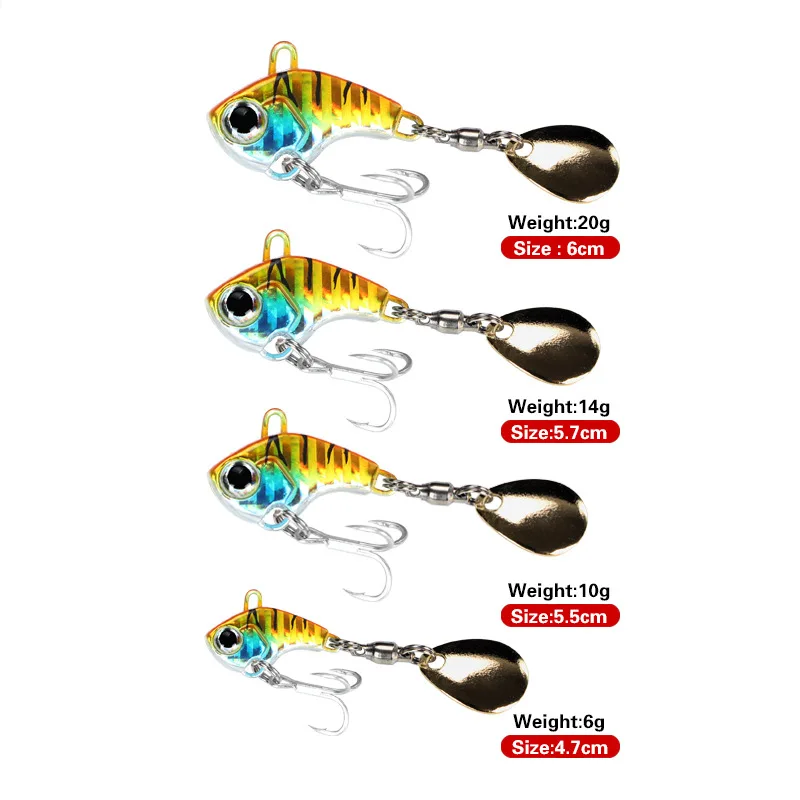 1Pcs  6g-20g Little Mino Fishing Lures Sinking Jerkbait VIB Wobblers Deep Dive Sinking Sea Ocean Artificial Plastic Bait