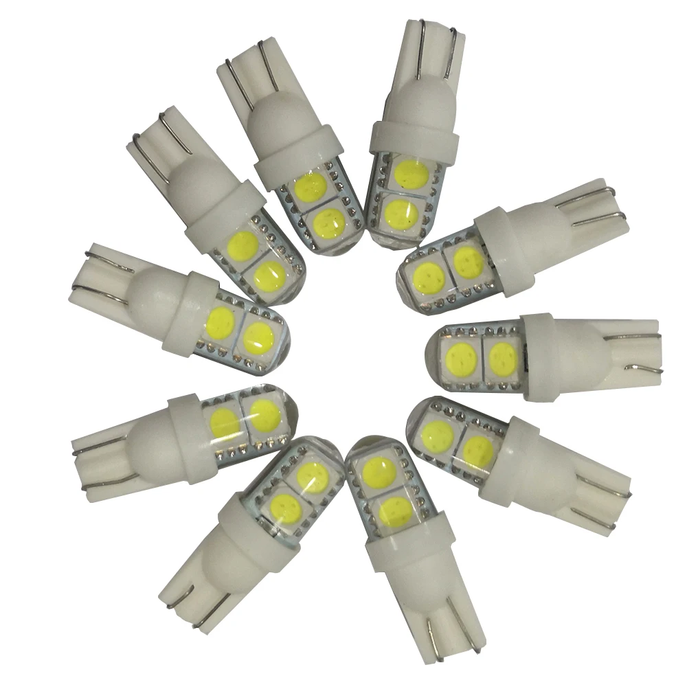 10PCS Led Car Lampada Light T10 Led Parking Bulb Auto Wedge Clearance Lamp DC 12v