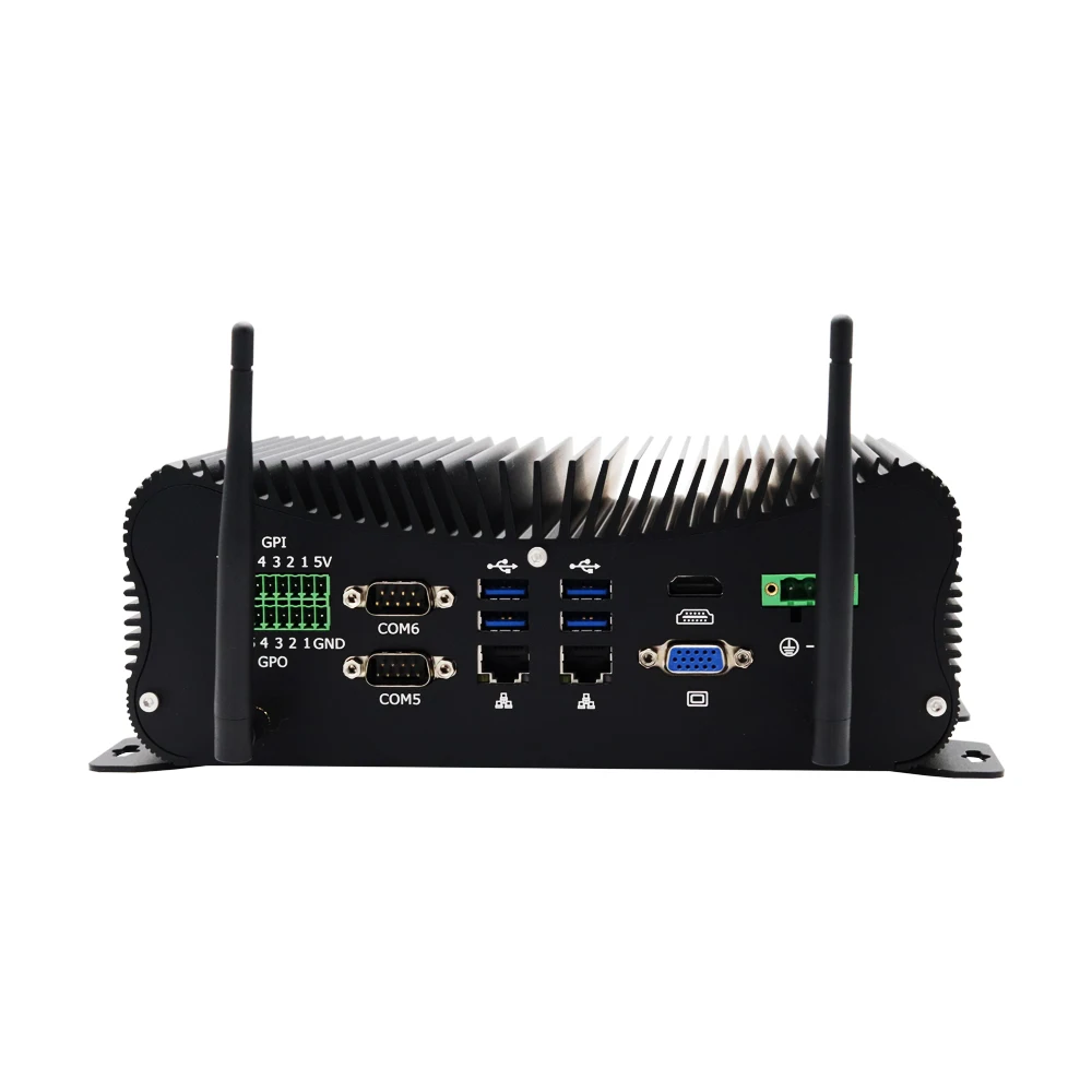 Eglobal Best Industrial Mini PC Intel Core i5 8250U 10210U i7 10510U 2 LAN 6 COM  GPIO VGA HDMI Rich Interfaces  Computer