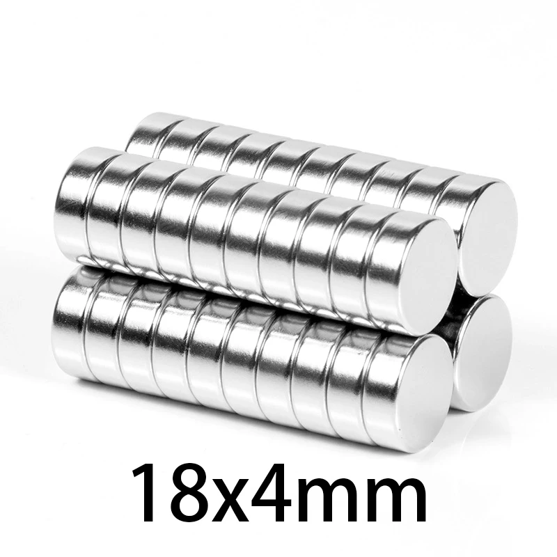 18x4mm rare earth Magnet N35 NdFeB Strong circle Round Fridge neodymium Magnets magnetic  circular 18*4mm