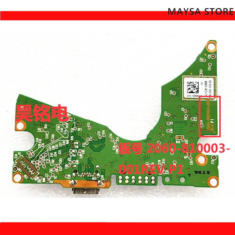 2060 810003 001 WD20SDZM , WD20SDRM HDD PCB Logic board coding: 2060-810003-001 REVP1 , USB 810003-101