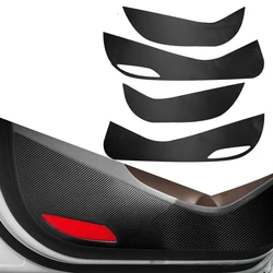 Car Styling Carbon Fibre Door Protective Sticker Anti Kick Film Door Handle Bowl Decal Fit For Hyundai Tucson (TL) 2015-2018