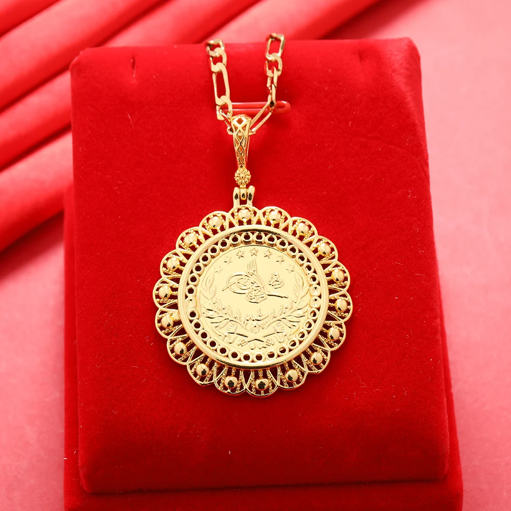 Gligli Small  Necklaces For Women/Girl Gold Color Pendant Thin Chain Jewelry Ladies Festival Gift