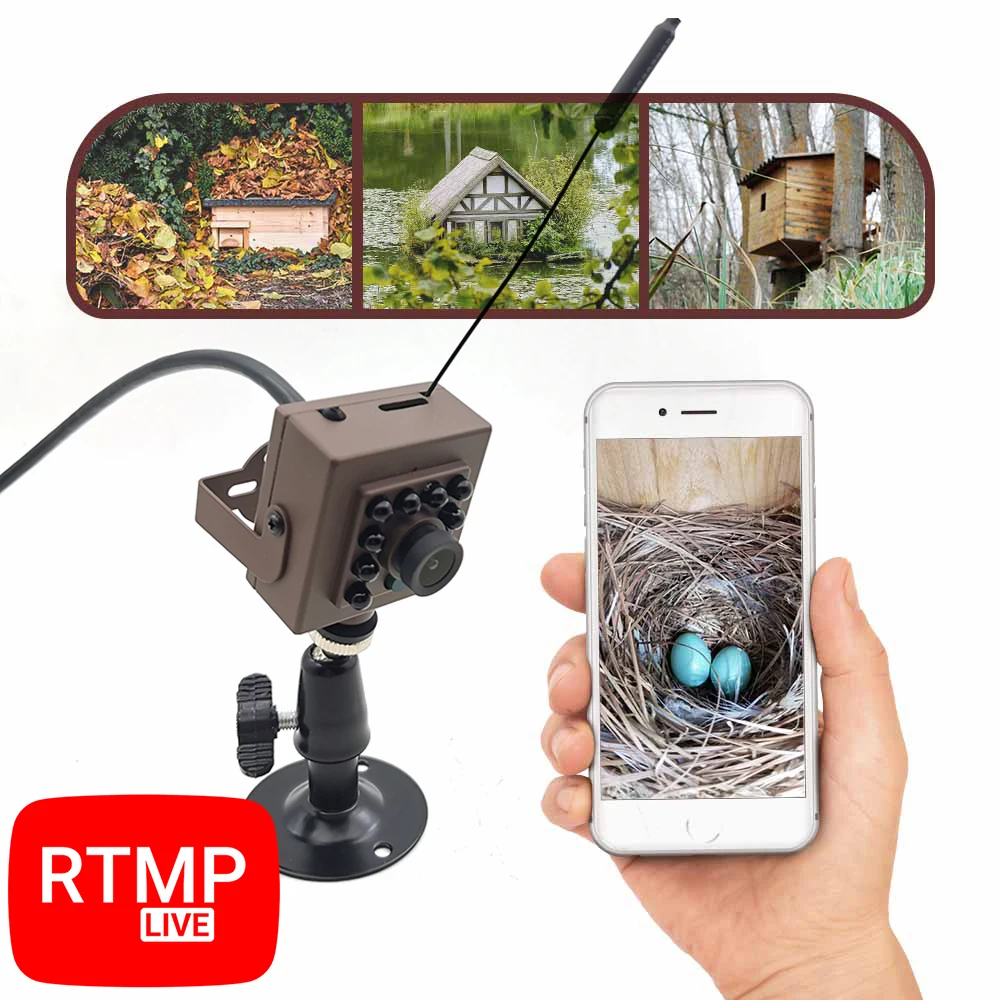940nm-ir-night-vision-bird-watch-rtmp-push-stream-ip-camera-ytube-wireless-mini-ir-wifi-ip-cam-security-con-slot-per-schede-audio-tf