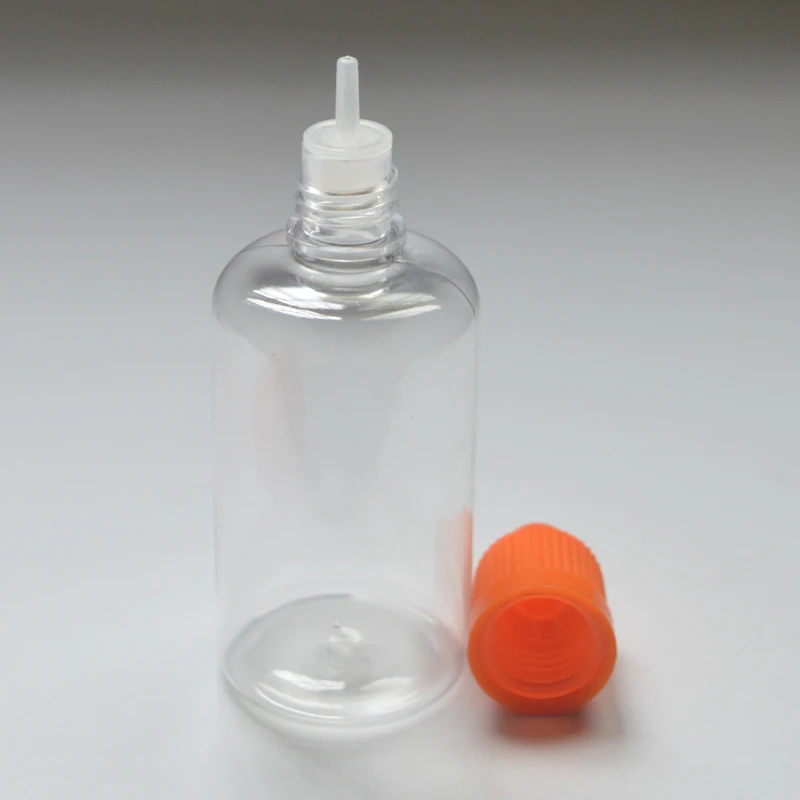 

22pcs Empty 50ml PET Plastic Dropper Bottles With Childproof Cap 50CC E Liquid Clear Vial