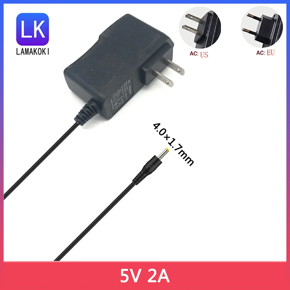 5V 2A Charger Power Adapter Supply DC 4.0*1.7mm for Android TV Box for Sony PSP 1000 2000 3000 for Xiaomi mibox 3S