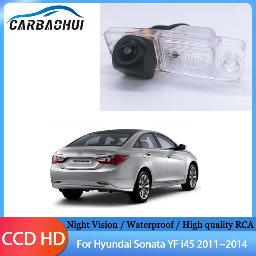 

HD Night Vision 1280*720 Fisheye Rear View Camera Car Vehicle Reverse Parking Accessories For Hyundai Sonata YF i45 2011~2014