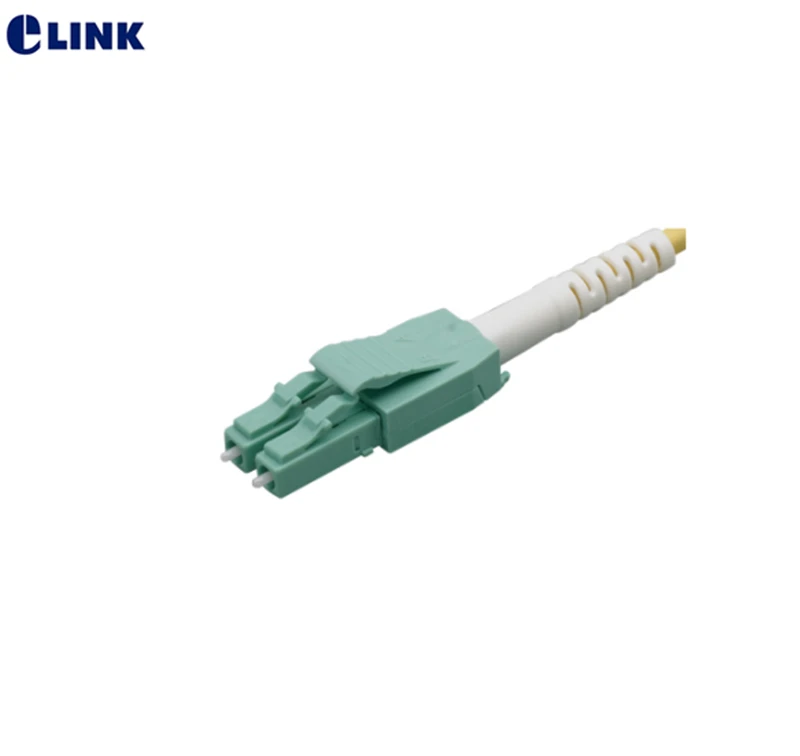 LC Uniboot Duplex fiber connector KITS 2.0mm without ferrule SM MM OM3 2.0mm ftth LC 2 cores MM connector accessory ELINK 200pc