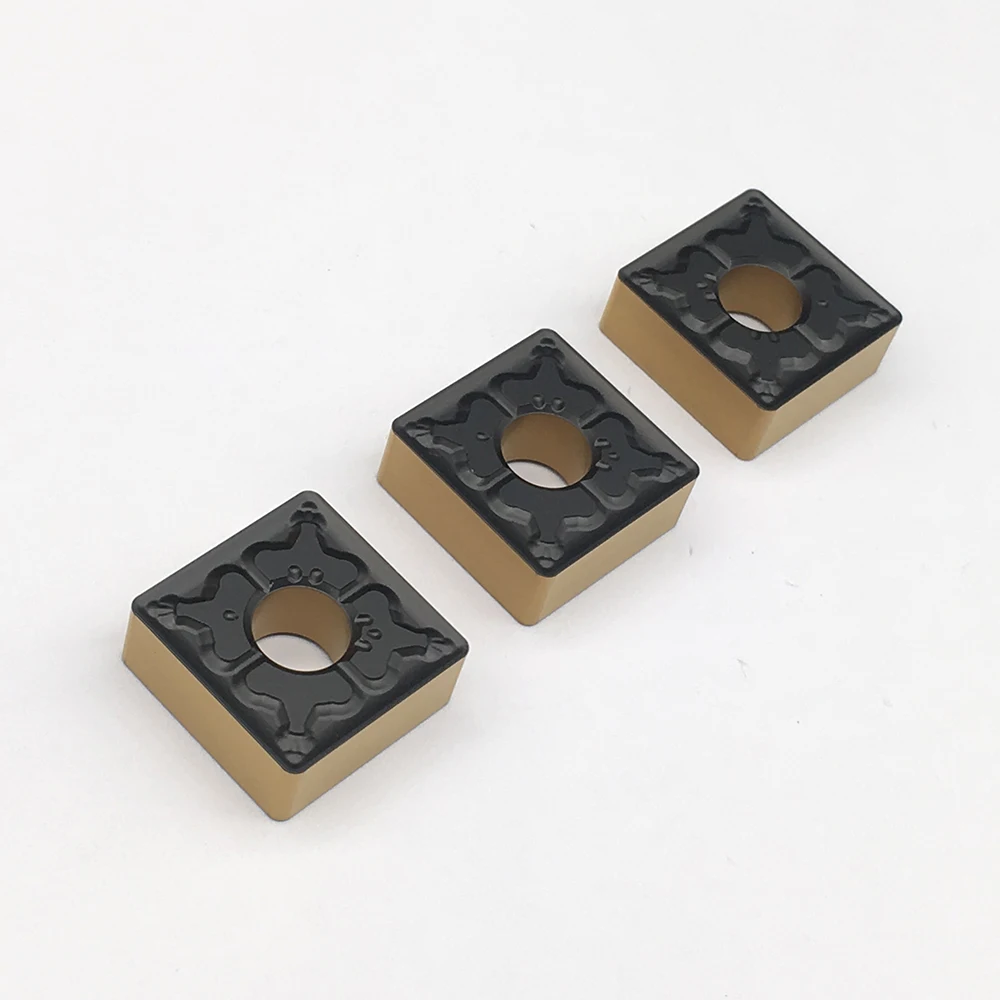 10PCS SNMG120408 TM FT4225 สองโทนสำหรับเครื่องกลึงโลหะเครื่องมือแทรกคาร์ไบด์สำหรับ CNC เครื่องมือเครื่องกลึงโลหะ CNC