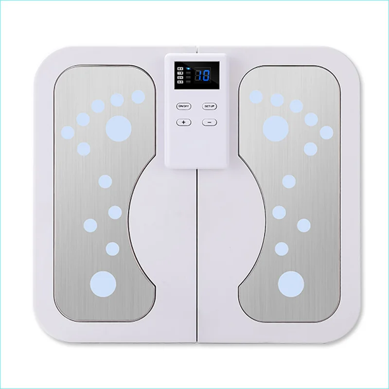 Folding Electric Foot massage Machine Heating Sole Massager Low Frequency Electric Muscle Stimulation Home Meridian Dredging