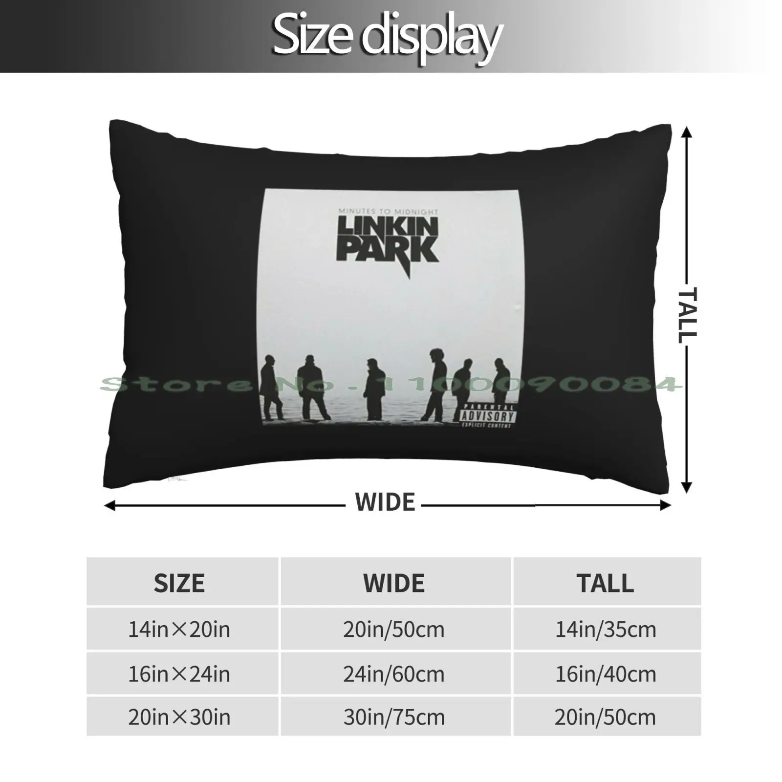 Minutes To Midnight | Perfect Gift | Kissing Booth Git Pillow Case 20x30 50*75 Sofa Bedroom Uzumaki Anime Minimalist Anime