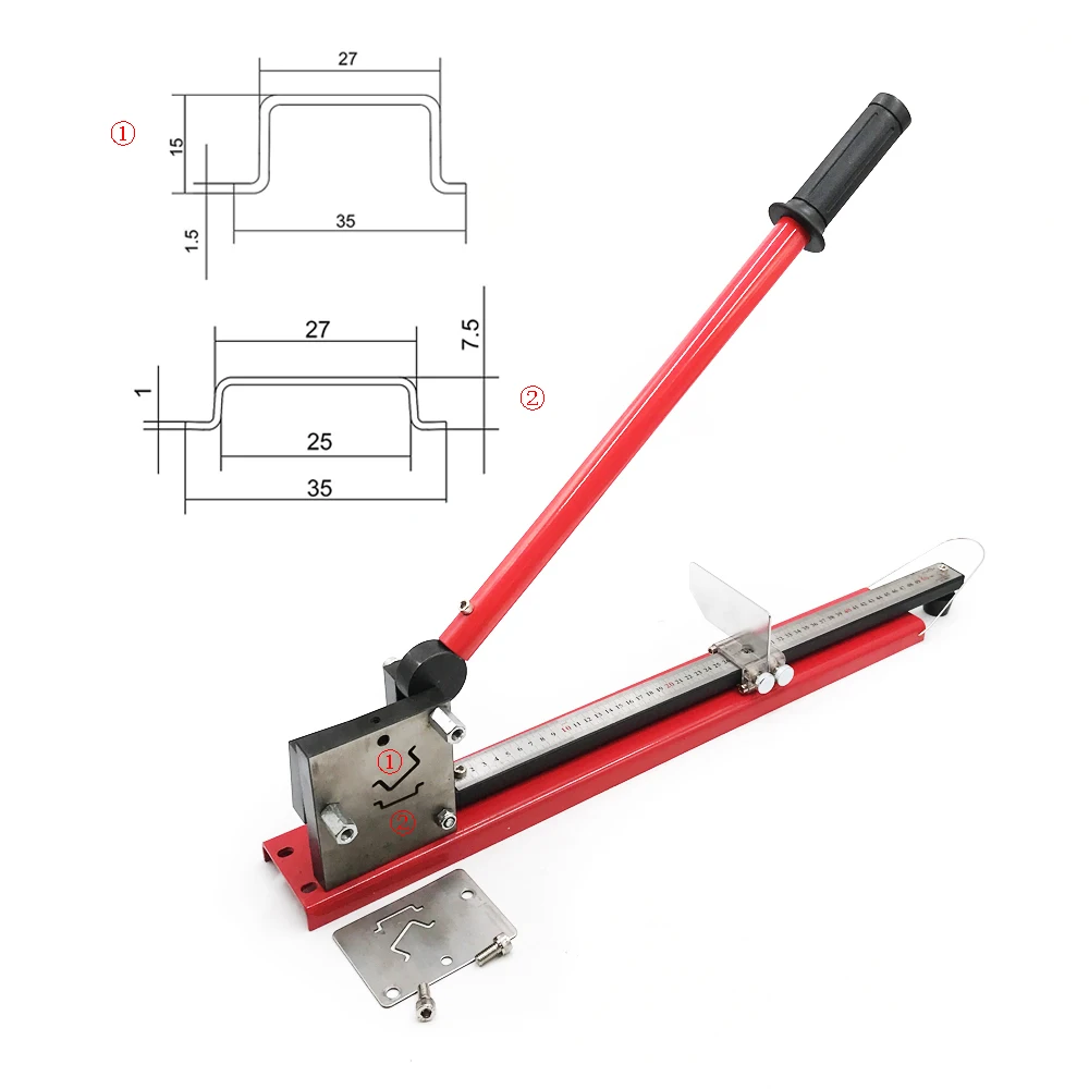 2 Type Size Duct Cutting Tools Din Rail Cutting Cutter Machine