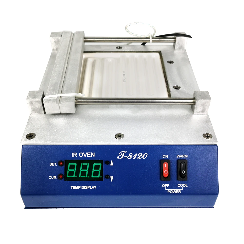 

Heating Plamform T-8120 120*120mm SMD Infrared Preheating PID Temperature Controlling Preheating Station