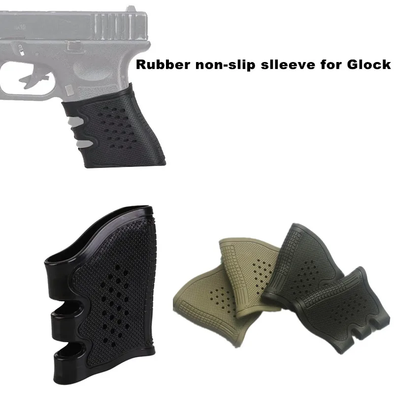 

Tactical Glock Pistol Rubber Grip Sleeve Cover Anti Slip for Glock Holster Stretch For Glock 17 19 20 21 22 31 32 M4 Accessori