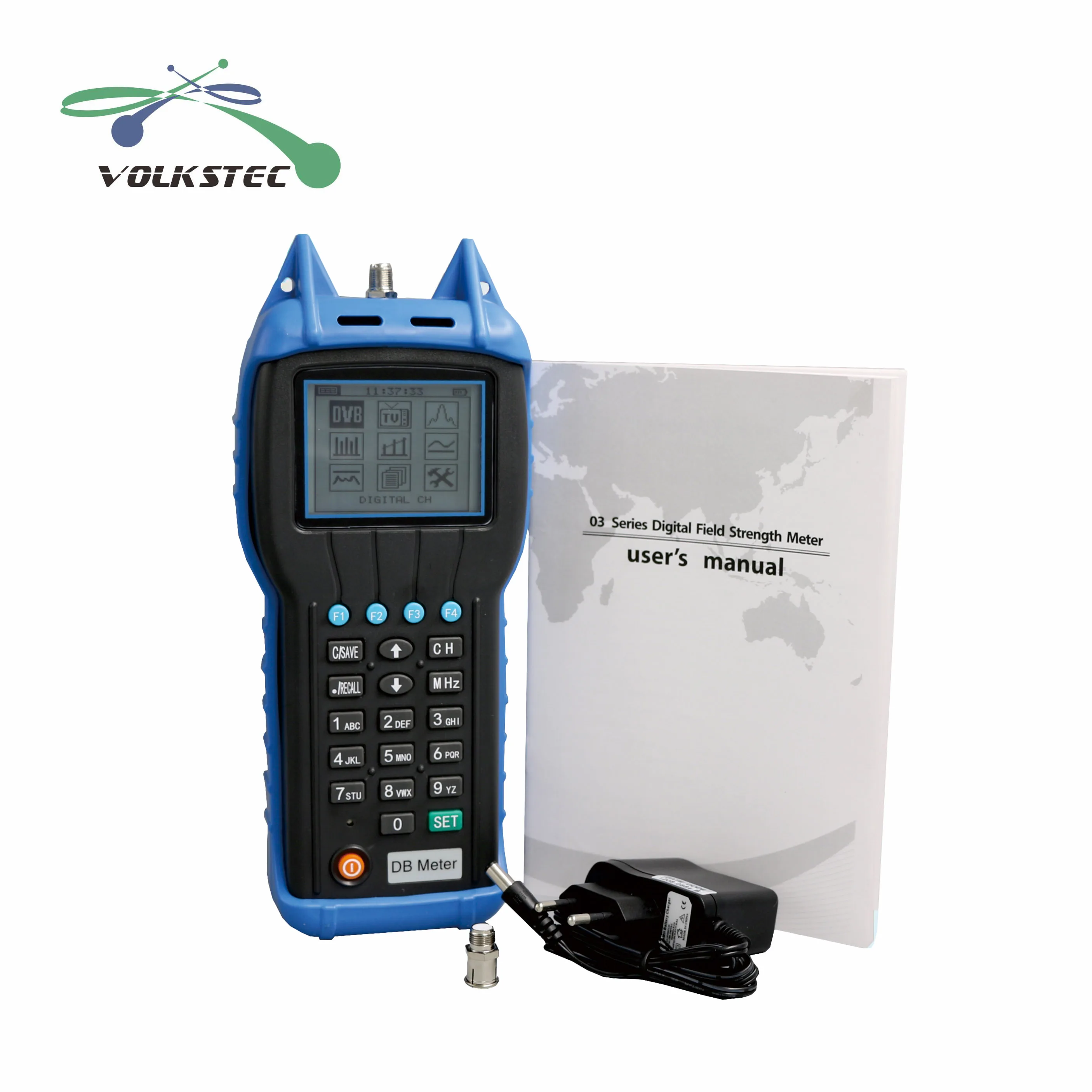 VOLKSTEC High Precision CATV Digital Signal Level Meter MER BER Spetrum analyzer DB200 DB200P DB Meter free shipping