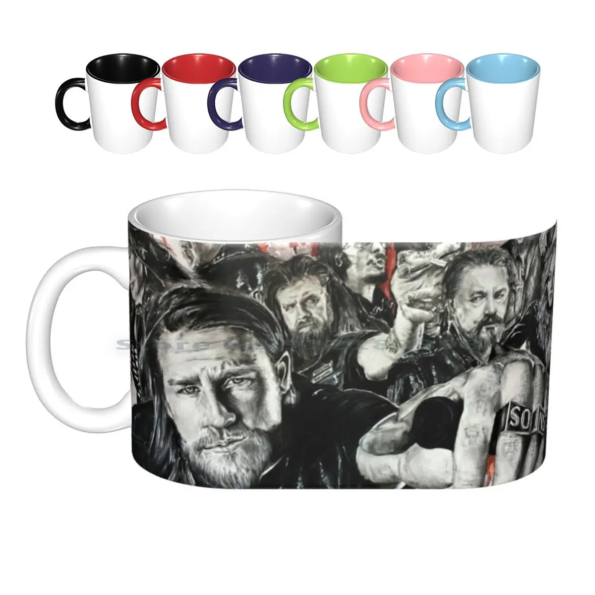 

Керамические кружки Soa, кофейные чашки, Кружка для молока и чая, кружка Jax Soa Reaper Sons, анархия, Бобби, мотоциклетная креативная трендовая винтажная Подарочная бутылка, чашка