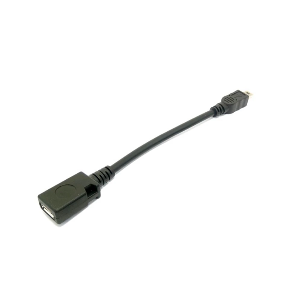 USB صغير ذكر إلى Micro USB B أنثى شاحن بيانات كابل محول شاحن كابل بيانات
