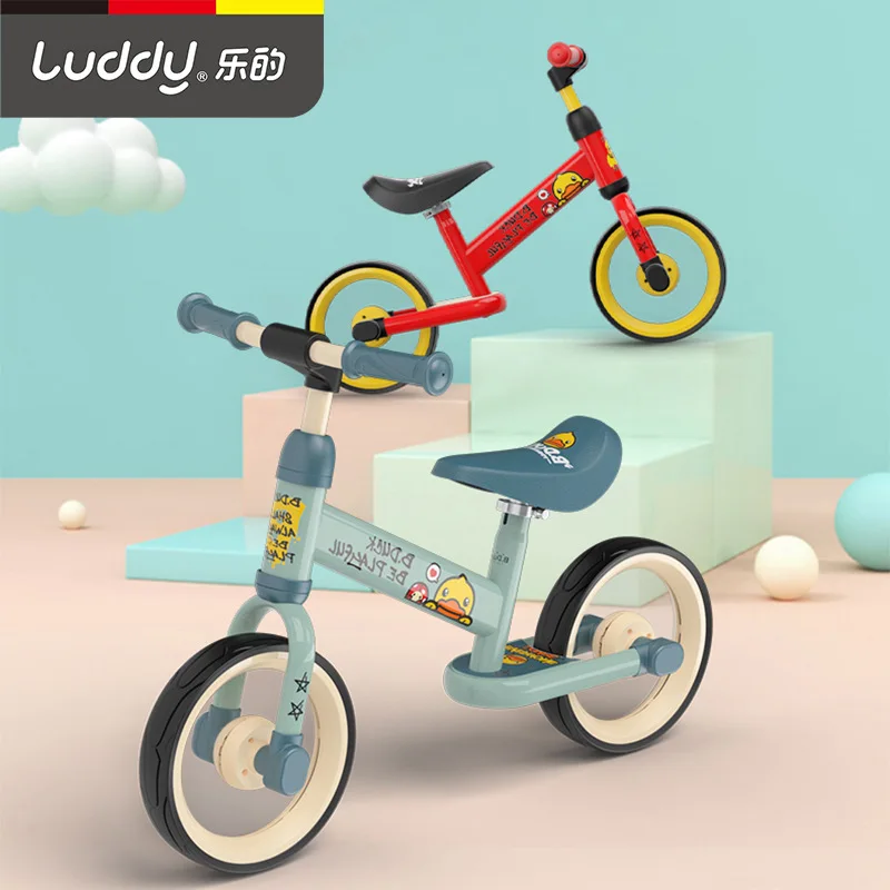 Kids Toy 3-6 Years Old No Pedal Two Wheel Bike Children Learn To Walk Yo-Yo Scooter