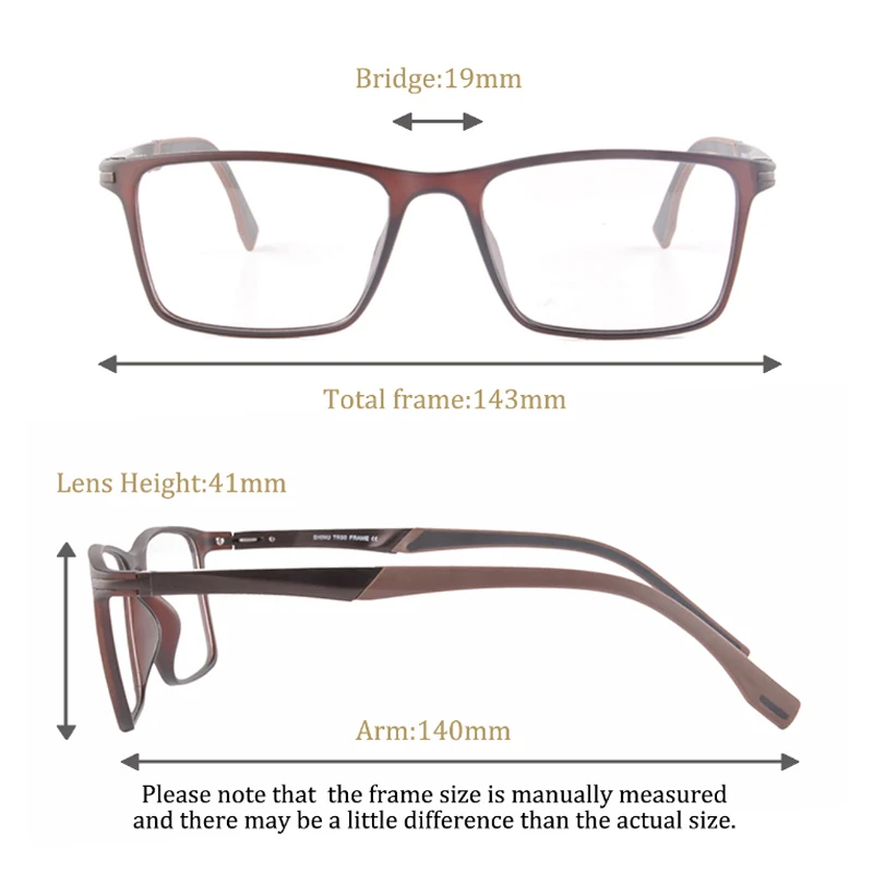 SHINU Blue Light Blocking Progressive Multifocal Reading Glasses Men prescription glasses myopia single visiion