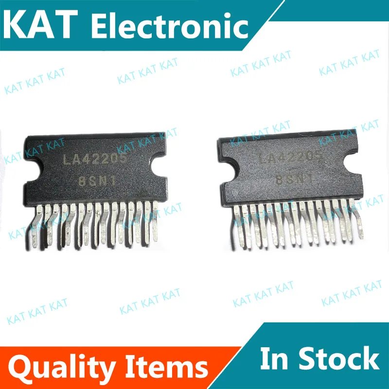 5 sztuk/partia LA42205 ZIP-15 wyjście Audio do aplikacji TV wzmacniacz mocy 5W × 2ch