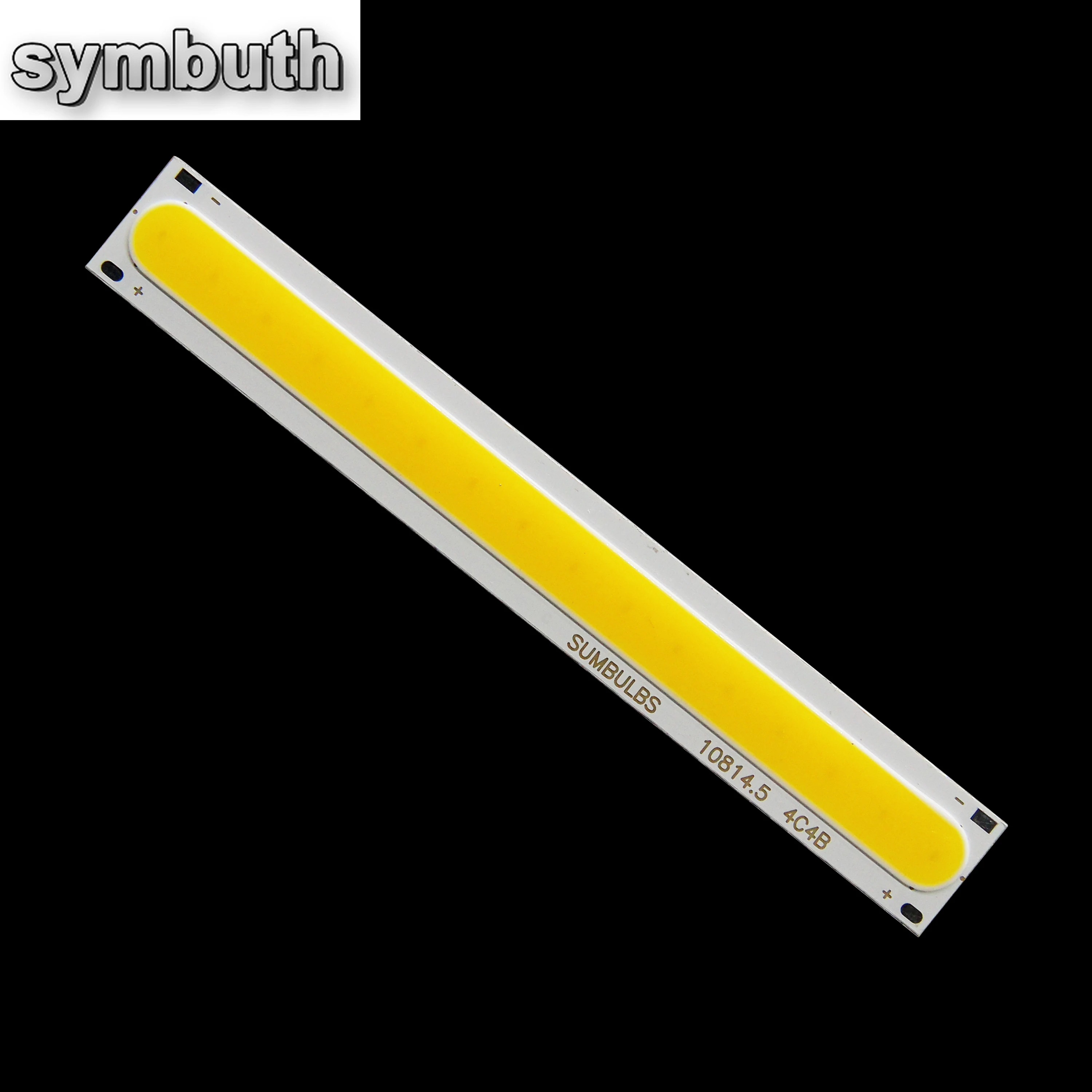 Taśma COB LED źródło światła DC12V 108x15mm 4W Chip na pokładzie ciepły 3000K zimny 6500K dla rodzajów Lamp do DIY