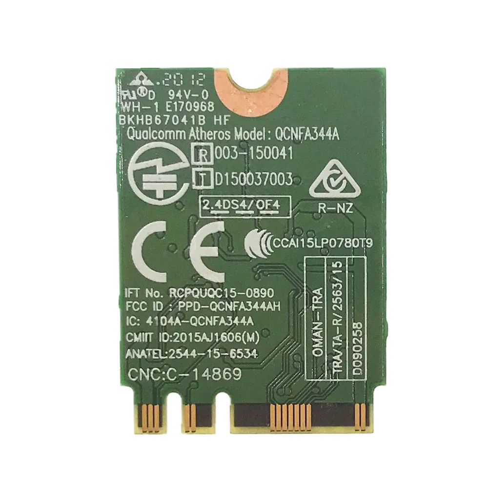 For Acer Samsung Asus QCNFA344A DW1820 867Mbps 802.11ac NFA344A Dual Band Support Bluetooth 4.1 NGFF Card