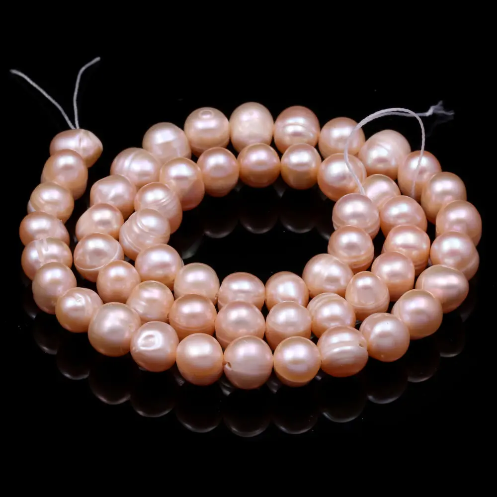 Natural Freshwater Pearl Bead AA High Quality 36cm Punch Loose Beads for DIY Women Elegant Necklace Bracelet Jewelry Making