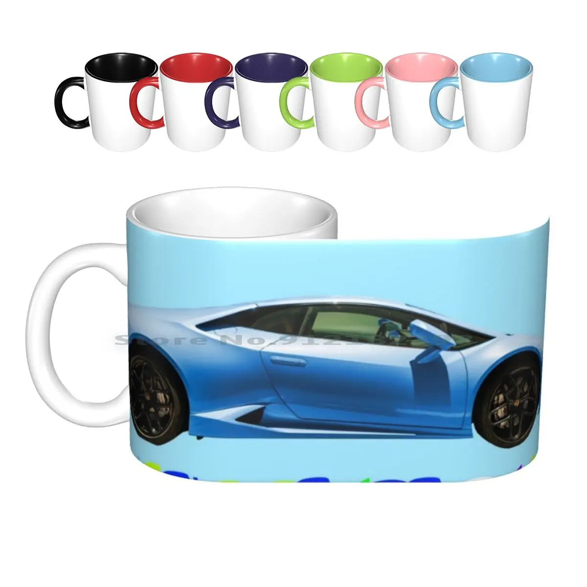 Lets Race Car Ceramic Mugs Coffee Cups Milk Tea Mug Car Beautiful Car Beautiful Car Design Blue Blue Car Car Design Race Race