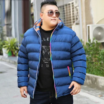 3XL-8XL 2022 Men Winter Casual Hooded Parka Thick Padded Jacket Zipper Slim Men And Women Coats Men Parka Outwear Warm QQ019