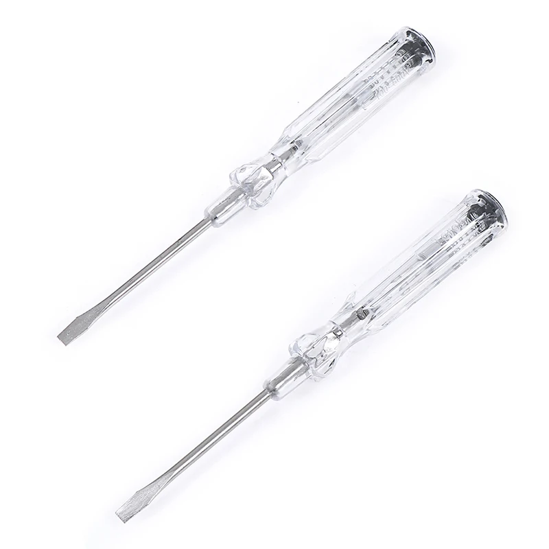 2pc 100-500V Induced Electrical Tester Screwdriver Test Probe Pen Voltage Detector light
