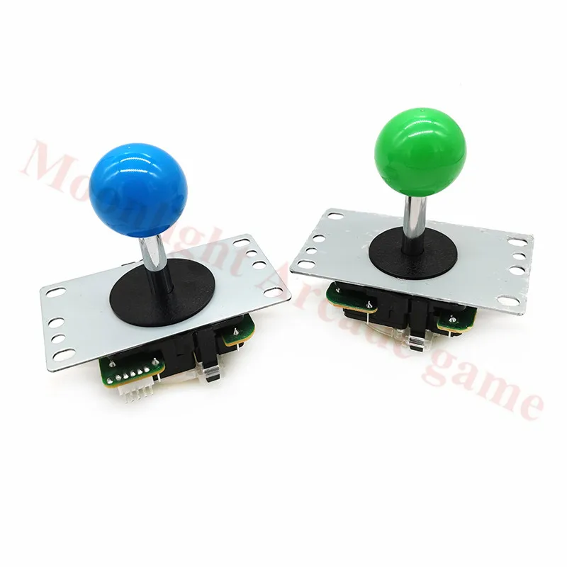 2 uds 5 pines 8 vías juego de lucha Joystick globo multicolor para máquina de juego Arcade