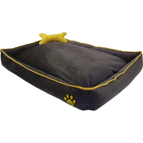 Miu Foal Feather Cat And Dog Bed 15x70x100 cm Gray