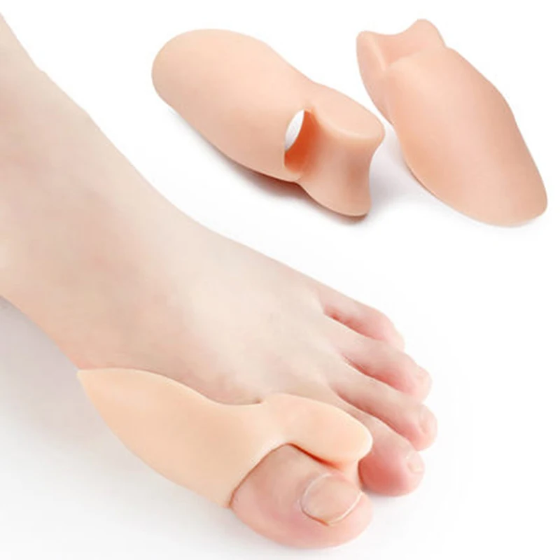 1Pair Hallux Valgus Bunion Corrector Pedicure Silicone Gel Bunion Big Toe Separator Spreader Eases Foot Pain Adjuster Correction