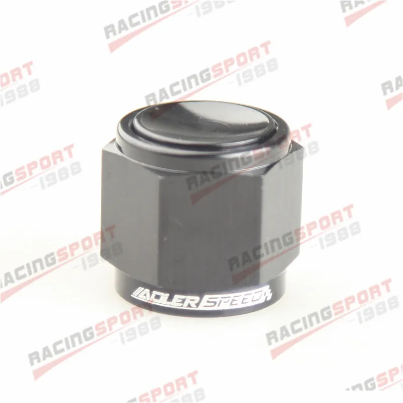 12AN -12AN AN12 AN-12 Flare Cap Block Off Fitting Caps Aluminum Alloy Black/Blue/Red-Blue